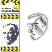 Resim Automix 3D Metal Sticker Siluet 