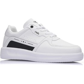 Resim Volis Erkek Beyaz Bağcıklı Memory Foam Hafızalı Taban Sneaker Spor Ayakkabı 23557 