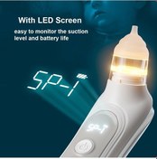 Resim Novahub Moveevo Otomatik Bebek Burun Aspiratörü: 5 Seviye, Düşük Gürültü, Müzik & Işık, 3'lü Uç+kutu 