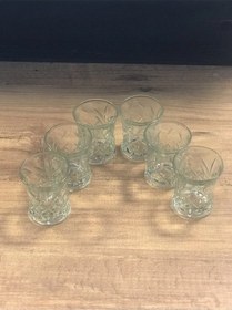 Resim 6 Lı Asya Kahve Yanı Su Bardağı Şeffaf Renk70279 925 Çok Renkli 