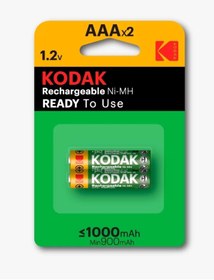 Resim Kodak 1000 Mah Şarjlı 2'li Ince Pil 