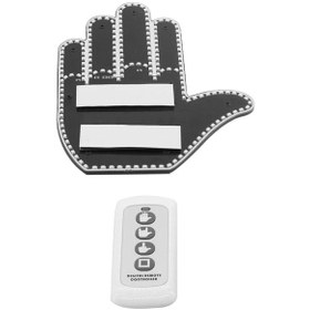 Resim Uzaktan Kumandalı Orta Parmak Hareketi Işığı, Kamyon Aksesuarları, Erkekler İçin Komik Araba Aksesuarları, İdeal 