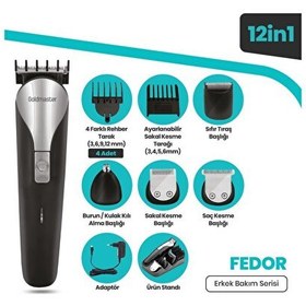Resim Goldmaster Fedor GM-9113 12 In 1 Erkek Bakım Seti 