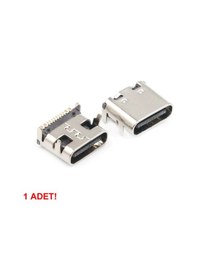 Resim Type-C Usb Soket 16 Pin Smd USB 3.1 Cep Telefonu Elektronik Cihaz 