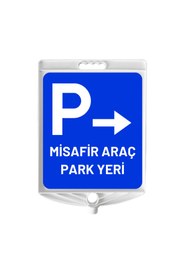 Resim Hayat Trafik Misafir Araç Park Yeri Sağ Oklu Çift Taraf Baskı Mavi Ultra Kedi Gözlü Ağırlıklı Koni Seti Trafik Du 