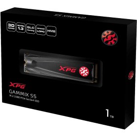 Resim Xpg Gammix S5 1TB 2100-1500MB PCIe Gen3X4 2 2280 NVMe SSD 