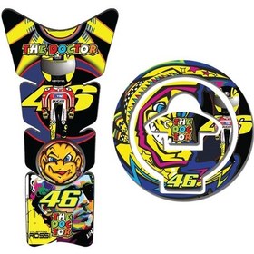 Resim Yamaha R25 Rossi Tank Pad & Depo Kapak Pad 