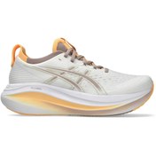 Resim Asics Gel-Nimbus 27 Kadın Bej Koşu Ayakkabısı 1012B753-103 