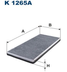 Resim FILTRON K1265A Klima Filitresi ( BMW E53 / R.Rover 3.0 Vogue Karbonlu ) 64312218428 (WA512131) 