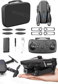 Resim Munico FPV HD 2.4GHz Hava Fotoğrafçılığı RC Dört Pervaneli Helikopter Drone Wifi 4K Profesyonel kamera 