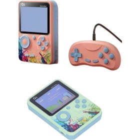 Resim 3.5 Inç Klasik Retro LCD Ekran 500 Oyunlu Oyun Konsolu Taşınabilir 