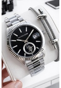 Resim U.s.polo Assn Çelik Kasa Ve Kordon 2 Yıl Garantili 3 Atm Suya Dayanıklı Erkek Kol Saati E.pa1148-03 Gümüş 