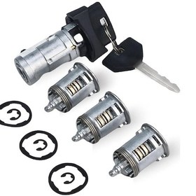 Resim Synodicmonth 702419 4720929k Jeep Wrangler Lhd İçin 2 Anahtarlı Araç Kontak Anahtarı Kilidi Silindiri Ve Kapı Kilidi 