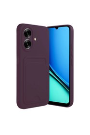 Resim AyrStore Realme Note 60 Kelvin Kartvizitli Silikon - Derin Mor 