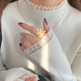 Resim Kadın Şık Dantel Detaylı Kazak - Uzun Kollu Yarım Yüksek Yaka, Yumuşak Esnek Kumaş, Şık Sonbahar/Kış Katmanlı, Günlük ve Resmi Kombinler İçin Temel 