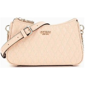 Resim Guess Kadın Betula Mini Üstten Fermuarlı Crossb Çok Renkli 