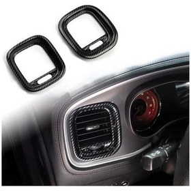 Resim Elmpaly Dodge Charger 2015+ Karbon Fiber Siyah Hava Çıkışı Kaportası 