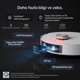 Resim Dreame X40 Ev Temizliğini Kolaylaştırmak Için Tasarlanmış Robot Süpürge 