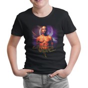 Resim Tupac Shakur Siyah Çocuk Tshirt 