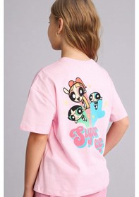 Resim Defacto Powerpuff Gırls Oversıze Bisiklet Yaka Kısa Kollu Tişört Kız Çocuk G8308a826smpn693 Pembe-pn693 