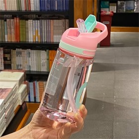 Resim 480ml Taşınabilir Su Şişesi, Spor Salonu, Fitness, Açık Kamp, Yürüyüş ve Spor için - PC Malzeme, Kapalı, Şükran Günü, Noel, Cadılar Bayramı, Yeni Yıl ve Ramazan için İdeal 