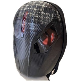 Resim Led Animasyonlu Gözlü Ekranlı Desenli Motosiklet Sırt Çantası Çok Renkli 
