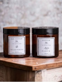 Resim Pembelia Life 7 Parça Set Standlı 2’li Amber Cam 750 ml Yağlık ve 2’li Amber 500 ml Cam Sabunluk Ve Pamukluk Set 