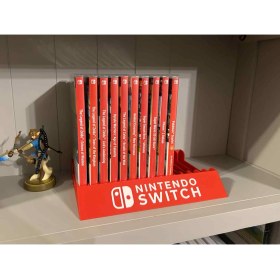 Resim Nintendo Switch CD Kutusu Düzenleme Rafı 