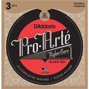Resim D'Addario EJ45-3D Klasik Gitar Tel Seti 