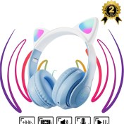 Resim vooka Bluetooh Kulaklık Kedi Kulaklık Pro 5.3 Akıllı Rgb LED Detaylı Bluetooth Kablosuz Kulaklık 
