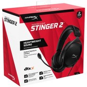 Resim HyperX Cloud Stinger 2 Oyuncu Kulak Üstü Kulaklık Siyah 519T1AA 