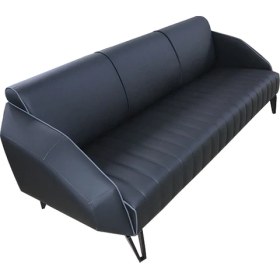 Resim Koltukstilim Sandro Black Üçlü Ofis Kanepe Ofis Bekleme Ofis Mobilyası 