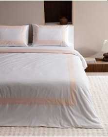 Resim Madame Coco Valette King Size %100 Pamuk Nevresim Takımı - Beyaz/pudra 8684427205075 Beyaz 