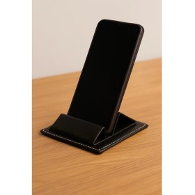Resim Egesta Masaüstü Suni Deri Telefon Tutacağı ve Standı 