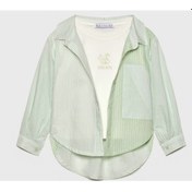 Resim Kız Bebek Sweet Gömlek Mint 