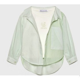 Resim Kız Bebek Sweet Gömlek Mint 