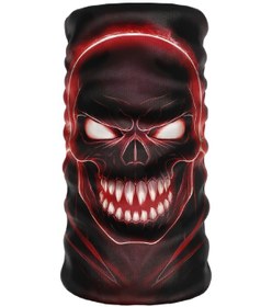 Resim Bebo Store Skull-174 Extreme Spor Motor Kullananlara Özel Desenli Reflektörlü Buf Boyunluk Bandana Balaklava 