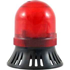 Resim Mesan Ø70 Multi LED Buzzer Kombinasyon Ms 472 Kırmızı 85-260VAC 