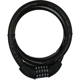 Resim Skygo Yuma YM-747 120CM 20MM 5 Şifreli Siyah Motorsiklet Kilidi 