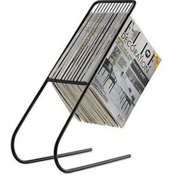 Resim Abronya Dergilik Metal Dergilik Dergi Rafı Gazete Dergi Düzenleyici Siyah 