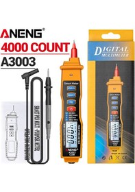 Resim Aneng A3003 Dijital Mini Kalem Tipi Multimee Mee 4000 Sayım Temız Ac/dc Gerili A3003 Yellow Box 