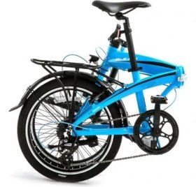 Resim Bisan FX3500 Altus 8 Vites Katlanır Bisiklet Mavi Siyah 