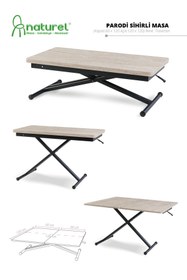Resim hc Naturell Masa & Sandalye & Aksesuar PARODİ AKILLI MASA 