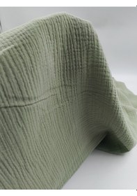 Resim Lüks Müslin Kumaş Mint Yeşili 