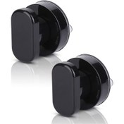 Resim St Vantuzlu Kapı Kolu, Vantuzlu Çekme Kolu, Banyo Dolabı Çekmece Cam Mobil İçin Güçlü Vantuzlu Vantuzlu Pencere Kolu 