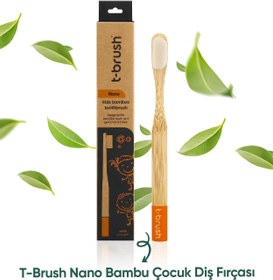 Resim T-Brush Nano Çocuk Diş Fırçası - Beyaz Renk- Ultra Soft 