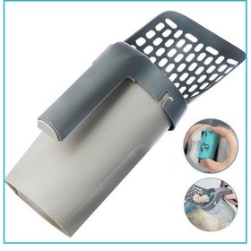 Resim Vendortuning Atık Hazneli Kedi Kumu Küreği 10 x 11 x 25 CM 