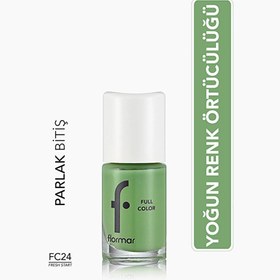 Resim Flormar Full Color Ekstra Yoğun Pigmentli Oje FC24 Fresh Start 