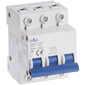 Resim OAG 3X25 A 3 kA OTOMATİK SİGORTA 