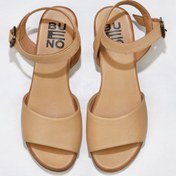 Resim Bueno Shoes Bej Deri Kadın Düz Sandalet 01wu3101 